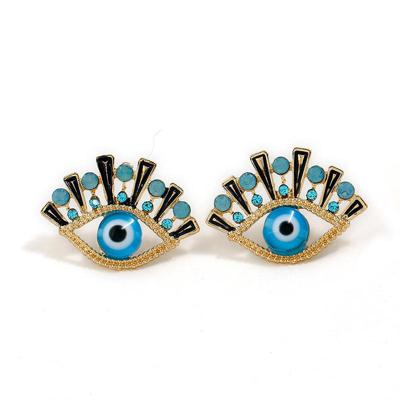 Swarovski Luckily Evil Eye Pierced Earrings, Multi-colored, Rose-gold tone  plated 5425860 - Morré Lyons Jewelers